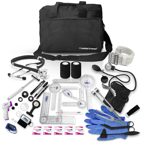 Physical Therapy Home Health Aide Kit with Home Multi Compartment Bag