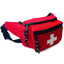 3 Pack - Lifeguard Fanny Pack With Whistle Lanyard - Baywatch Style First Aid Hip Pack w/ Adjustable Strap, Cross Logo + Zipper Pouch, Emergency Equipment Set - ASA TECHMED