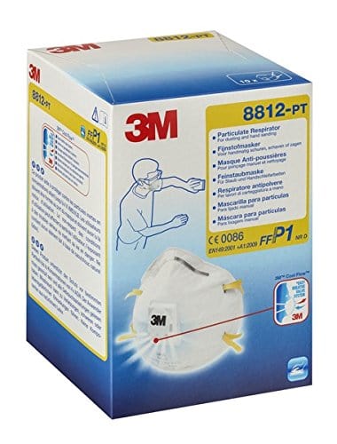 3M Anti Dust Respirator, Clamshell Design with Valve - ASA TECHMED