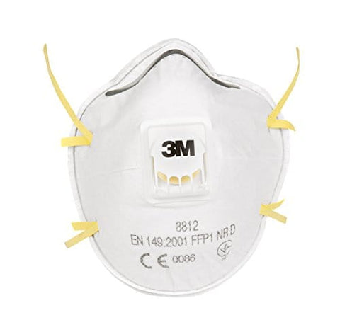 3M Anti Dust Respirator, Clamshell Design with Valve - ASA TECHMED