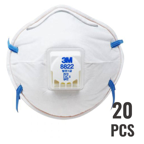 3M Industrial 8822 Face Mask Particulate Respirator Anti - PM2.5 Dust Proof Mask - ASA TECHMED