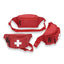 3pk ASA Techmed First Aid Waist Pack - Baywatch Lifeguard Fanny Pack - Compact for Emergency at Home, Car, Outdoors, Hiking, Playground, Pool, Camping, Workplace - ASA TECHMED