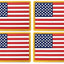 4 Pack Military Army US USA Flag Patch Emblem PVC United States of America Tactical Morale Patch for Hats Backpacks Caps Jackets + More - ASA TECHMED