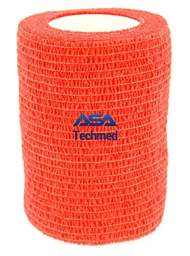 6 - Pack, 3” x 5 Yards, Self - Adherent Cohesive Tape, Strong Sports Tape for Wrist, Ankle Sprains & Swelling, Self - Adhesive Bandage Rolls - ASA TECHMED