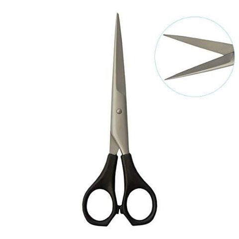 6" Professional Hair Cutting Scissors, Hair Dressing Salon Scissors Barber Shears - Black Handles - ASA TECHMED