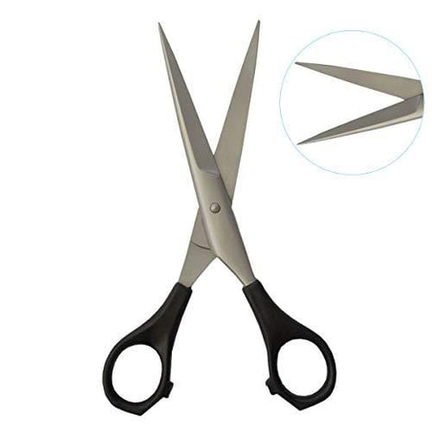 6" Professional Hair Cutting Scissors, Hair Dressing Salon Scissors Barber Shears - Black Handles - ASA TECHMED