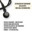 All Black Sprague Rappaport Dual - Head Stethoscope - ASA TECHMED