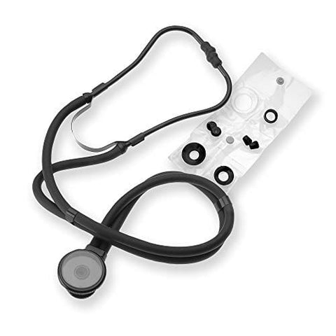 All Black Sprague Rappaport Dual - Head Stethoscope - ASA TECHMED
