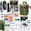 ASA Techmed 250 Pieces Survival First Aid Kit IFAK Molle System Compatible Outdoor Gear Emergency Kits Trauma Bag for Camping Boat Hunting Hiking Home Car Earthquake and Adventures (Military Green) - ASA TECHMED