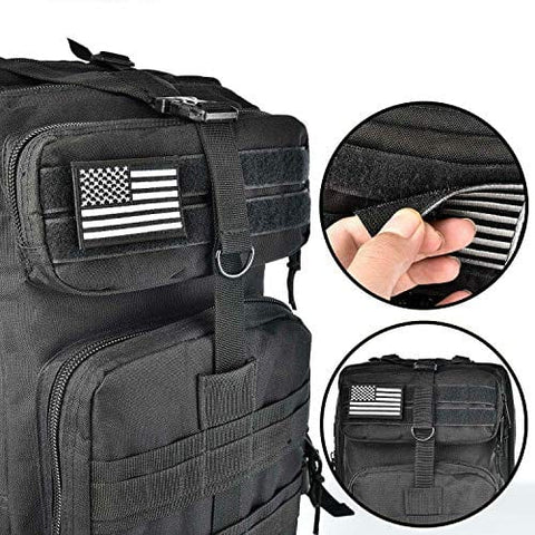 ASA Techmed 4 Pack Patriotic US USA Flag Embroidered Patch Military Iron On Sew On Tactical Morale Patch for Hats Backpacks Caps Jackets + More - ASA TECHMED