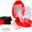 ASA TECHMED Adult/Child CPR Pocket Resuscitator Rescue Mask with 2 Keychain CPR Face Shields - ASA TECHMED