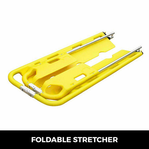 ASA Techmed Aluminum/ Plastic Scoop Stretcher, Yellow - ASA TECHMED