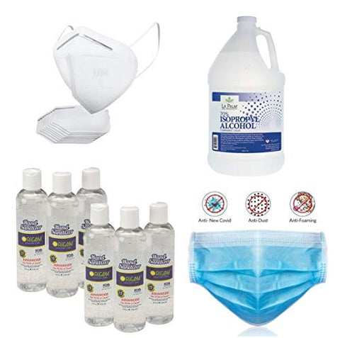 ASA Techmed Basic Protective Back To Business Kit, Bulk Workplace Safety Supplies For Cleanliness - ASA TECHMED
