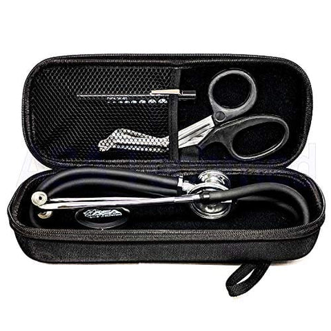 ASA Techmed Hard Case fits 3M Littmann Stethoscope Case - Includes Mesh Pocket for Accessories - ASA TECHMED