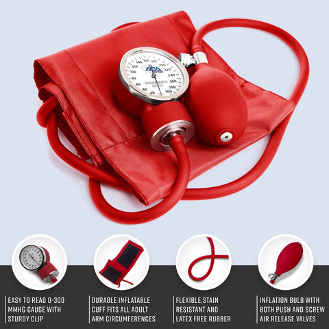 ASA TECHMED Lifeguard EMS Pack - Comprehensive BP Monitoring & First Aid Essentials - ASA TECHMED