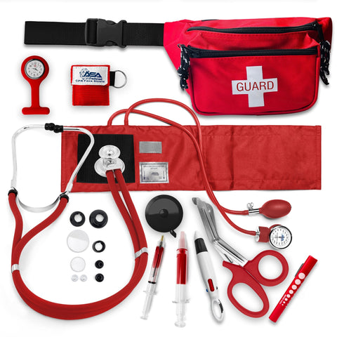 ASA TECHMED Lifeguard EMS Pack - Comprehensive BP Monitoring & First Aid Essentials - ASA TECHMED