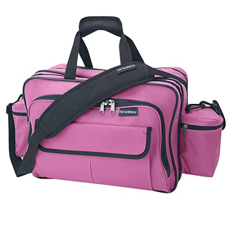 ASA TECHMED Nursing Bag with Compartments - Durable, Multi - Pocket Medical Equipment Shoulder Bag - ASA TECHMED