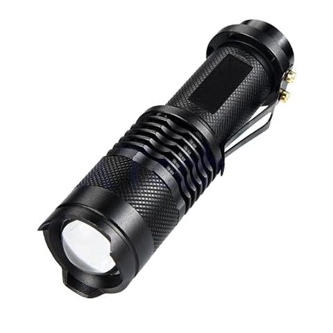 ASA Techmed Outdoor Portable Mini 300LM Q5 XPE+COB Waterproof LED Zoomable Flashlight Ideal Product for Military, Hunting, Fishing, Doctors, Nurses, EMT, Paramedics and Firefighter - ASA TECHMED