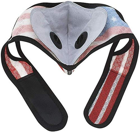 ASA Techmed Reusable Gym/Sports Face mask Dust Mask With FIlter and Dual Valve For easy breathing Adjustable for Running, Cycling and outdoor activities. (Activated Charcoal Filter) (US Flag Mask) - ASA TECHMED