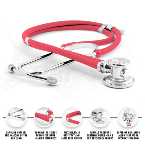 ASA TECHMED Starter Nursing Kit for Nurses - 18 Pcs Essential Set with Stethoscope & Blood Pressure Monitor - ASA TECHMED