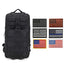 ASA Techmed Tactical Backpack with Waterproof Pouch + 6 Embroidered U.S. Flag Patches for Outdoors, Travel - ASA TECHMED