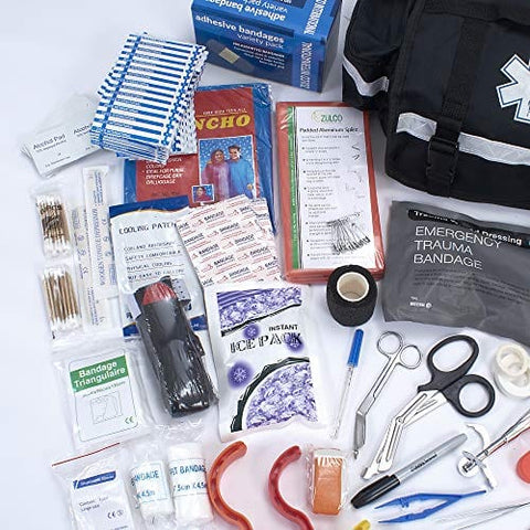 ASA Techmed Trauma Kit Fully Stocked, Emergency Survival First Aid Kit Medical Reinforcement Type Outdoor Tactical Gear Set Trauma Bandage Hiking Safety Set - ASA TECHMED