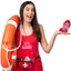 Baywatch Style Lifeguard Fanny Pack First Aid Kit with Matching Whistle and CPR Mask - ASA TECHMED