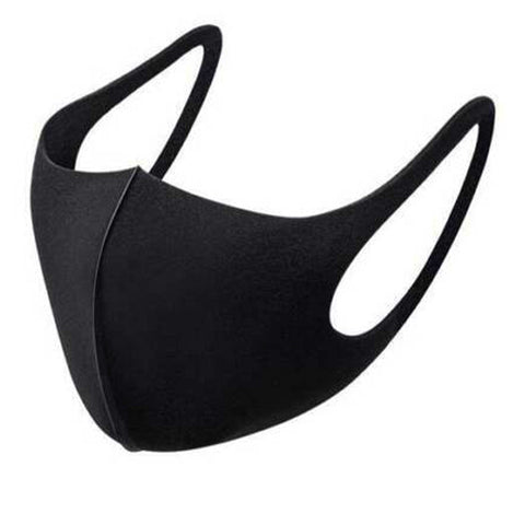 Black Face Mask Fashion Unisex Reusable Washable Cover Mask Men Women - ASA TECHMED