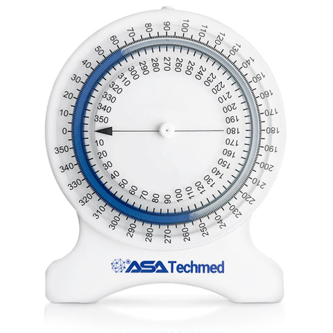 Bubble Inclinometer Measuring Tool with 360 Degree Rotation for Physiotherapy - ASA TECHMED