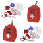 CPR Rescue Mask, Pocket Resuscitator with One Way Valve, Scissors, Tourniquet, Gloves, Wipes - ASA TECHMED