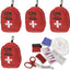 CPR Rescue Mask, Pocket Resuscitator with One Way Valve, Scissors, Tourniquet, Gloves, Wipes - ASA TECHMED