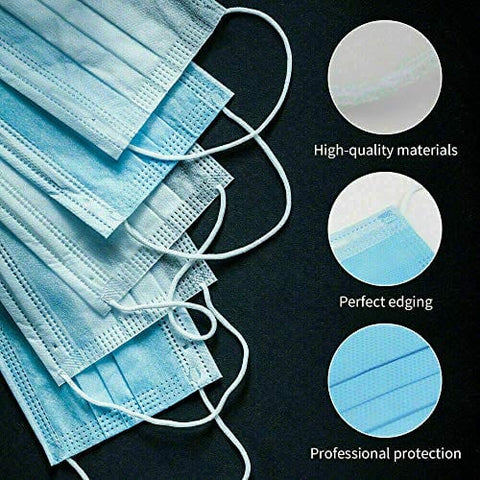 Disposable Face Masks - 50 PCS - For Home & Office - Breathable & Comfortable Mask - ASA TECHMED