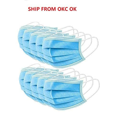 Disposable Face Masks - 50 PCS - For Home & Office - Breathable & Comfortable Mask - ASA TECHMED