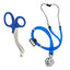 Dual - Head Sprague Stethoscope + Matching Trauma Shears in Assorted Colors - ASA TECHMED