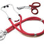 Dual - Head Sprague Stethoscope + Matching Trauma Shears in Assorted Colors - ASA TECHMED