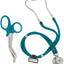 Dual - Head Sprague Stethoscope + Matching Trauma Shears in Assorted Colors - ASA TECHMED