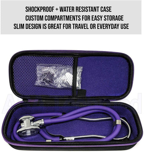 Dual Head Stethoscope with Matching Storage Case, EMT Shears and Pen Light - Assorted Colors - ASA TECHMED