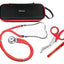 Dual Head Stethoscope with Matching Storage Case, EMT Shears and Pen Light - Assorted Colors - ASA TECHMED