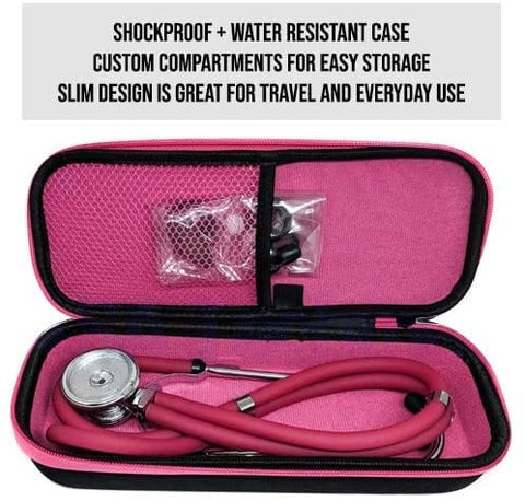 Dual Head Stethoscope with Matching Storage Case, EMT Shears and Pen Light - Assorted Colors - ASA TECHMED