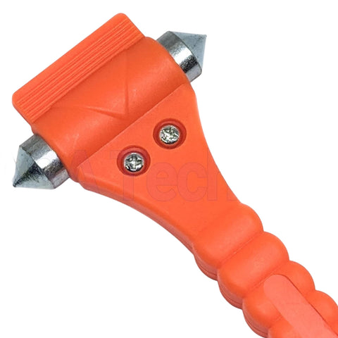 Emergency Escape Tool Auto/ Car Window Glass Hammer Breaker and Seatbelt Cutter - ASA TECHMED