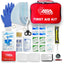 EMS XTRM 154 Pcs First Aid Kit - Comprehensive Emergency Survival Kit for Home, Car, Travel, Hiking, Camping, and Outdoor Adventures - ASA TECHMED