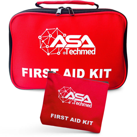 EMS XTRM 154 Pcs First Aid Kit - Comprehensive Emergency Survival Kit for Home, Car, Travel, Hiking, Camping, and Outdoor Adventures - ASA TECHMED