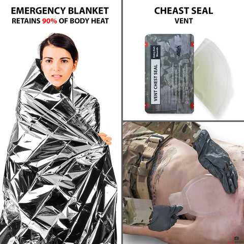 EMS XTRM Emergency Trauma Kit with Ice Pack - Essential Items - ASA TECHMED