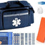 EMT First Responder Trauma Bag with First Aid Kit - Includes 280 Bandage Variety Pack - ASA TECHMED