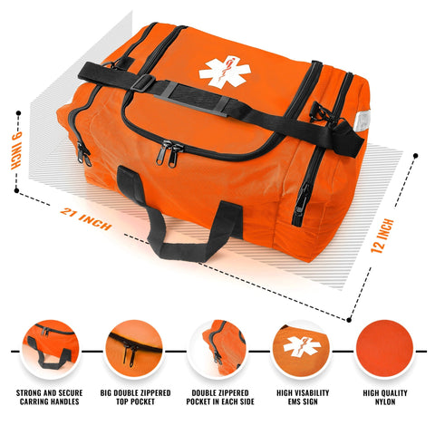 EMT First Responder Trauma Medical Bag Large & Durable | ASA TECHMED - ASA TECHMED