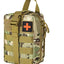 EMT Molle Pouch/ IFAK Pouch - Medical First Aid Kit Utility Pouch - ASA TECHMED