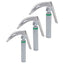 Fiber Optic McCoy Laryngoscope Blades # 2, 3, 4 with Medium Handle - ASA TECHMED