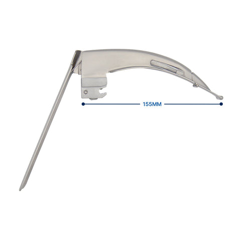 Fiber Optic McCoy Laryngoscope Blades # 2, 3, 4 with Medium Handle - ASA TECHMED