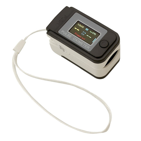 Fingertip Pulse Oximeter, Pulse Saturation Heart Rate Monitor with Pouch - ASA TECHMED