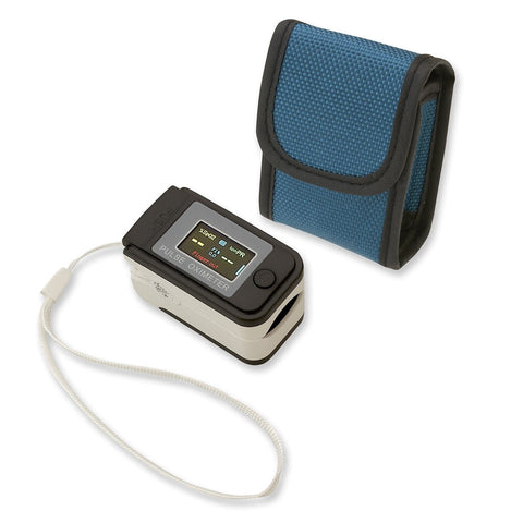 Fingertip Pulse Oximeter, Pulse Saturation Heart Rate Monitor with Pouch - ASA TECHMED